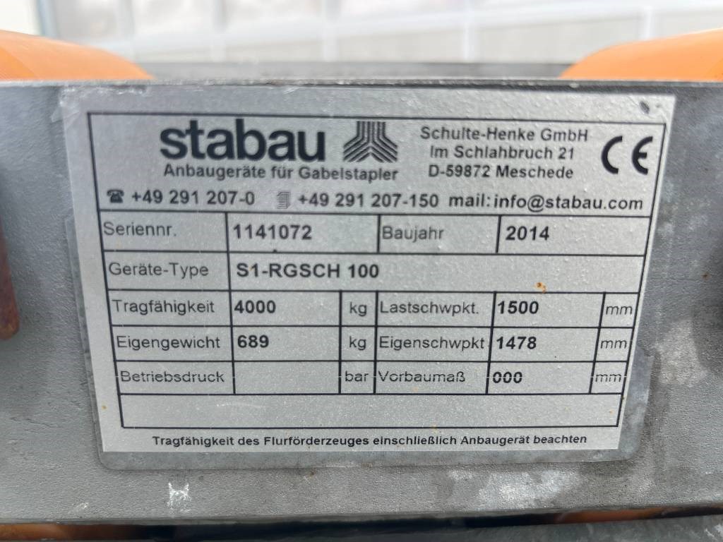 Fahrzeugabbildung Andere Stabau Rollenschienen / Gabelschuhe mit Rollen 8 to 2014