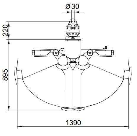 Fahrzeugabbildung Andere Kinshofer Grabgreifer / Greifer / KM 604 - 350 / NEU lagernd