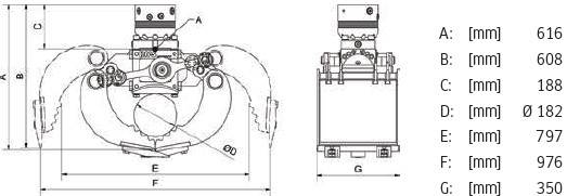 Fahrzeugabbildung Andere DMS SG3535 Sortiergreifer inkl. Rotator / NEU