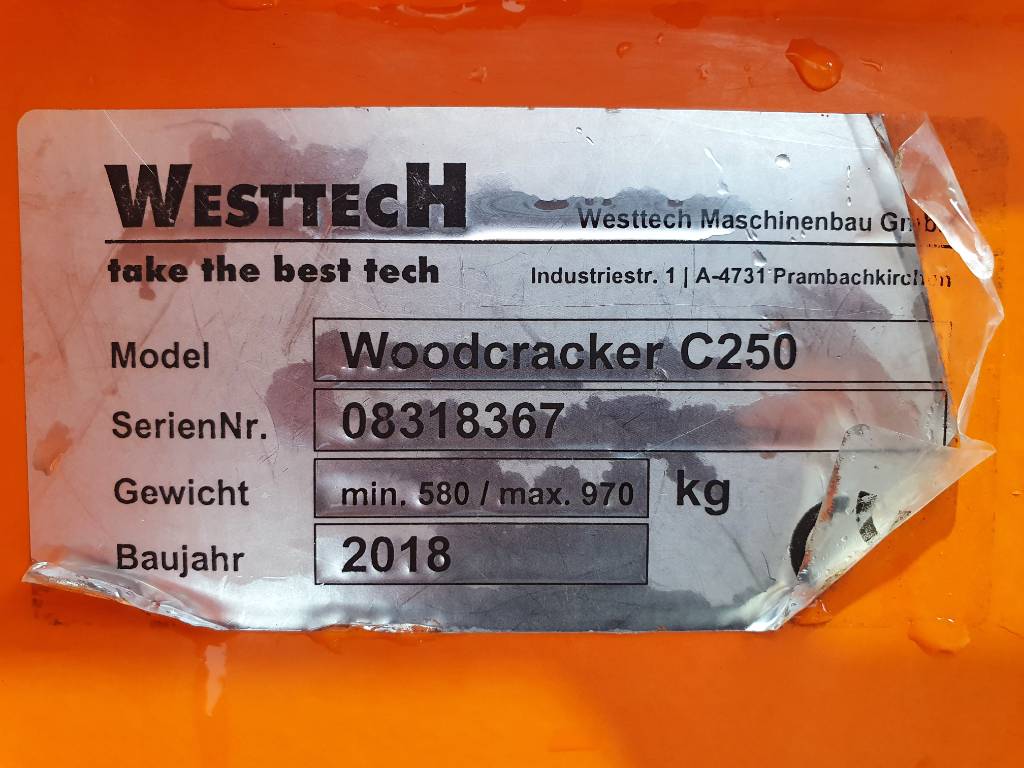Fahrzeugabbildung Andere Westtech Woodcracker C250 Fällgreifer / DEMO / 2018