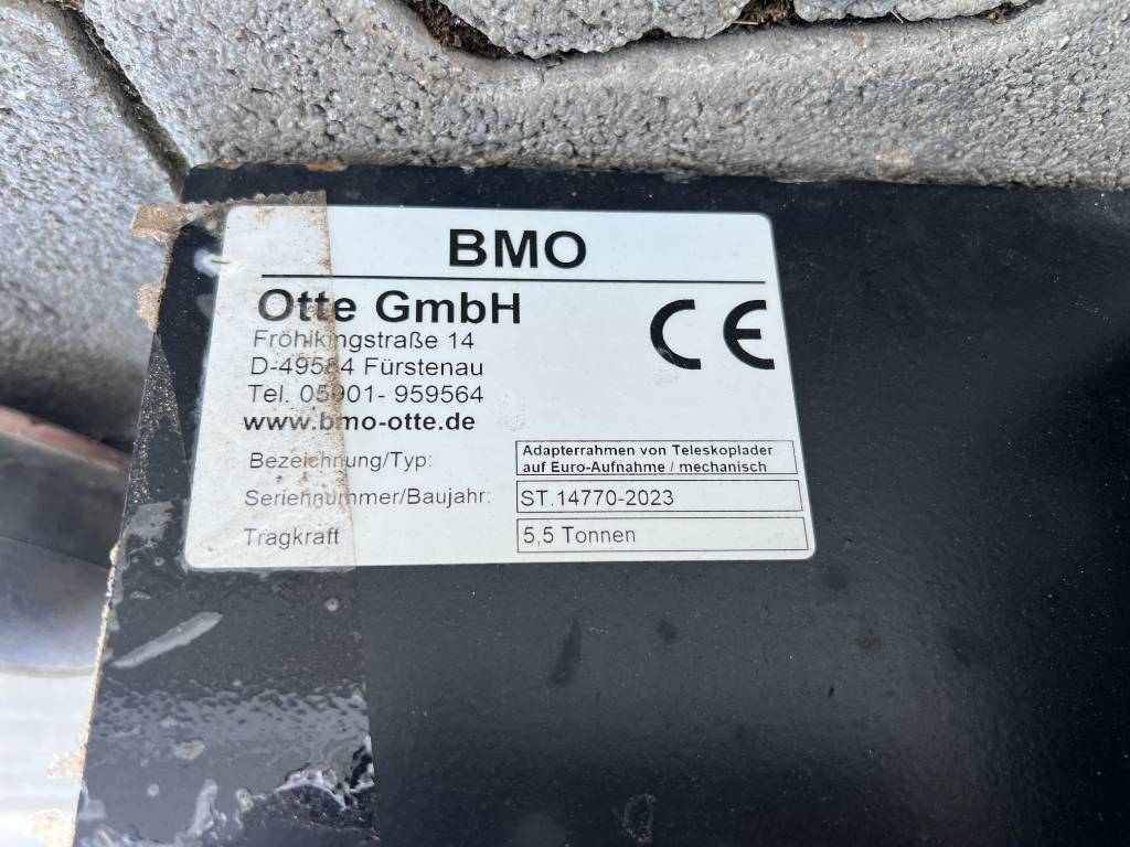 Fahrzeugabbildung Andere BMO Adapterrahmen Manitou auf Euroaufnahme / 2023