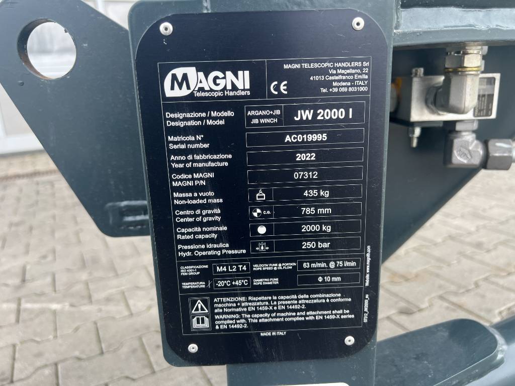 Fahrzeugabbildung Andere Magni Ausleger mit Seilwinde JW2000 / 2 To / 2022 / DEMO