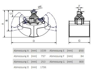 Fahrzeugabbildung Andere DMS VG9080 Verladegreifer / NEU / lagernd