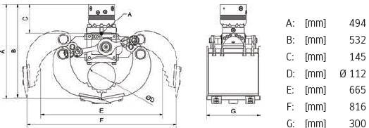 Fahrzeugabbildung Andere DMS SG2030 inkl. Rotator Sortiergreifer / NEU / lagern