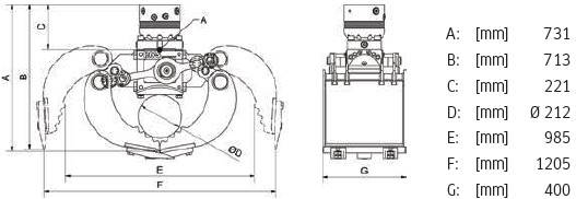 Fahrzeugabbildung Andere DMS SG6040 inkl. Rotator Sortiergreifer / NEU lagernd