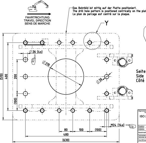 Fahrzeugabbildung Liebherr Likufix SW33 Adapterplatte / NEU lagernd WESTTECH